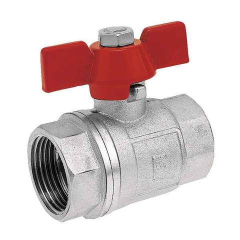 Кран шаровый бабочка ДУ 20 вн/вн