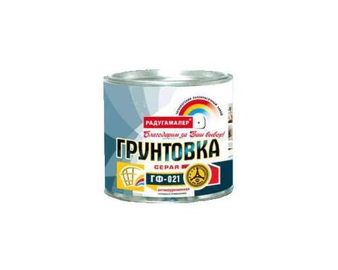 Грунт ГФ-021 серый 0.9кг Радуга