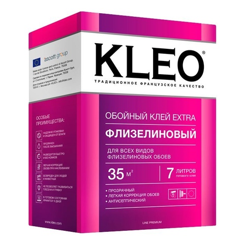 Клей обойный KLEO EXTRA 35 Флизелиновый 240 г