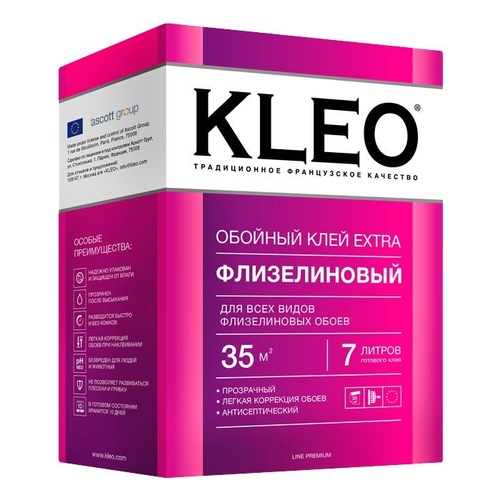 Клей обойный KLEO EXTRA 35 Флизелиновый 240 г