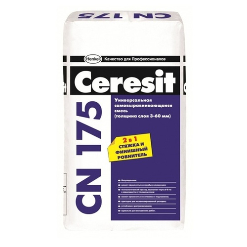 Наливной пол Ceresit CN175 25 кг (3-60 мм)
