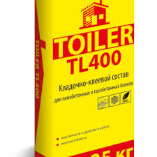 Клей для газоблока Toiler ТL 400 25кг