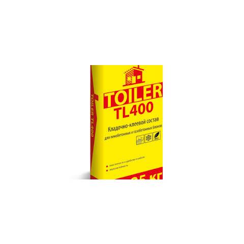 Клей для газоблока Toiler ТL 400 25 кг