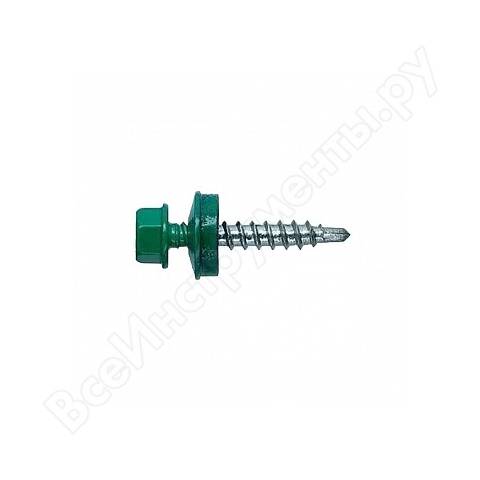 Шуруп кровельный по металлу 5.5*25 RAL6005 зелёный