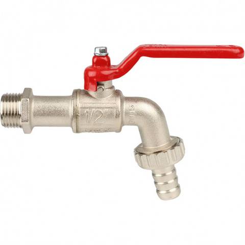 Кран шаровый рычаг водоразборный 1/2-1/2