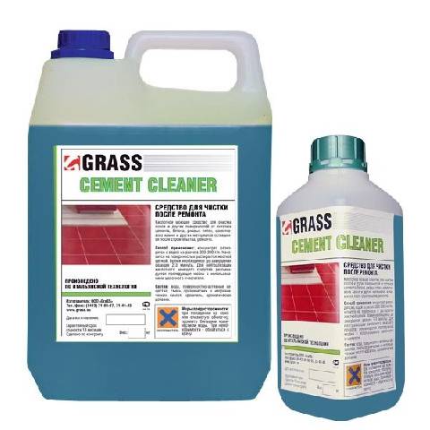 Химия после ремонта CEMENT Grass 5кг 125305
