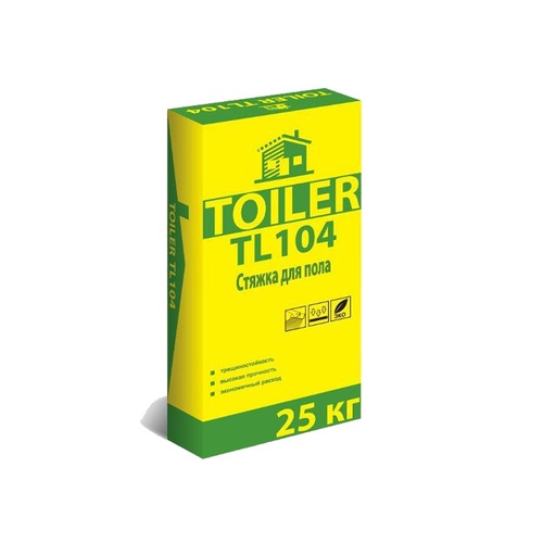 Стяжка для пола Высокопрочная TOILER TL104 25 кг