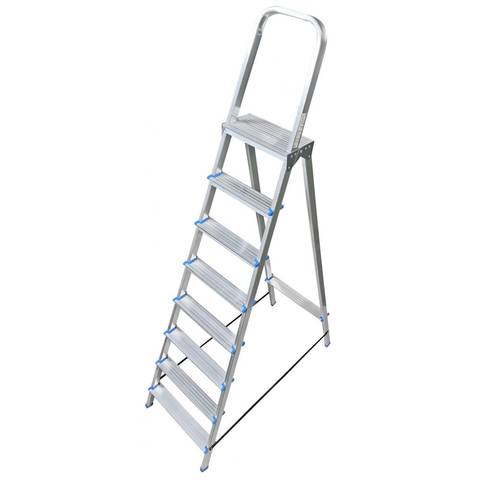 Стремянка 8ст. алюминиевая AM 708