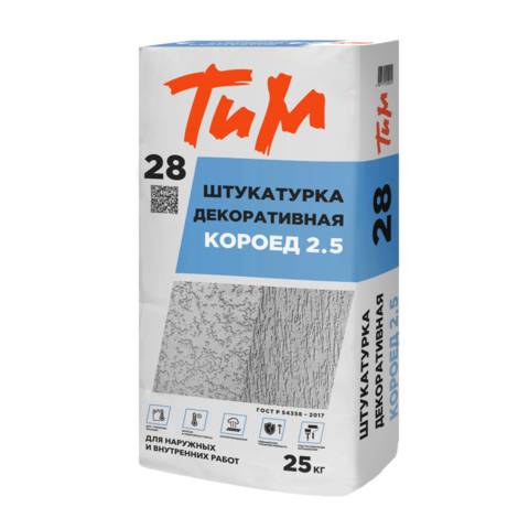 Фото «Штукатурка ТИМ №28 Декоративная Короед ... »