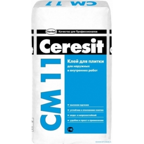 Клей для плитки Cerezit СМ 11 5 кг. 2639486