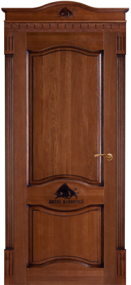 Дверь межкомнатная Царговая ЭкоШпон №23 (Орех,Беленый дуб,Венге, Капучино)