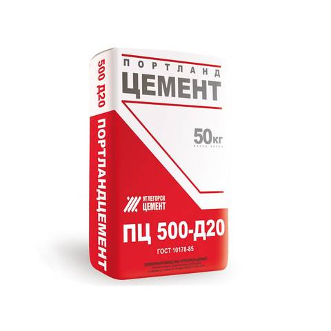 Цемент 500марка 50кг Углегорск 35шт