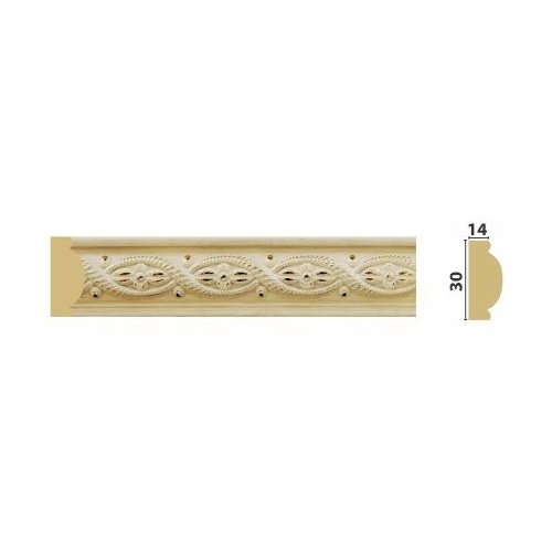 Молдинг 1М6-6В 2,4м VitArt