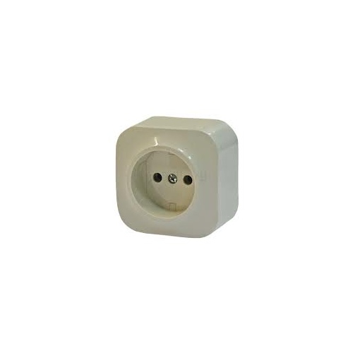 Розетка Legrand 782240 1м беж. б/з (Quteo)