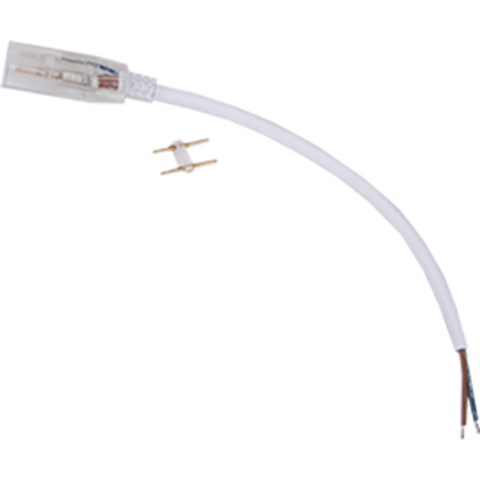 Коннектор для LED Ленты 12х7 220v с муфтой и разьемом