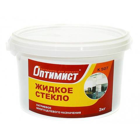 Жидкое стекло 15кг Оптимист