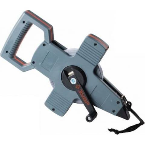 Рулетка ЗУБР 50 м геодезическая стальная 34181-050