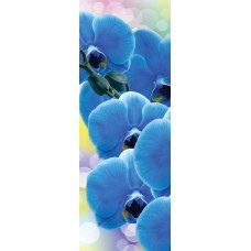 Фотопанно А2-007 Орхидея Синяя 100*270 Divino Decor