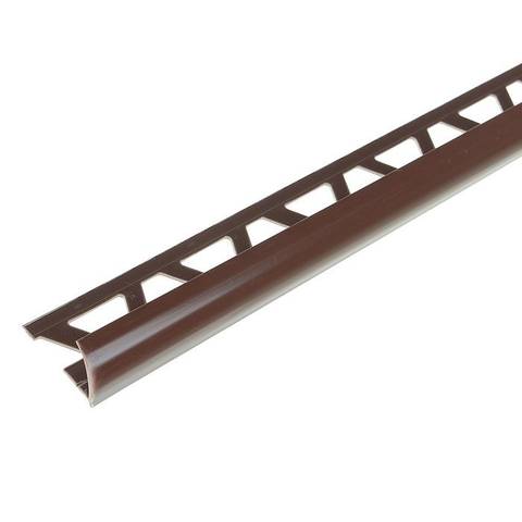 Уголок плиточный внешний 9-10мм Коричневый Уголок плиточный внешний 9-10мм Коричневый