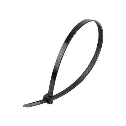 Стяжка ЗУБР КС-Ч1, 2.5 x 80 мм, нейлон РА66, 100 шт, черные 309030-25-080