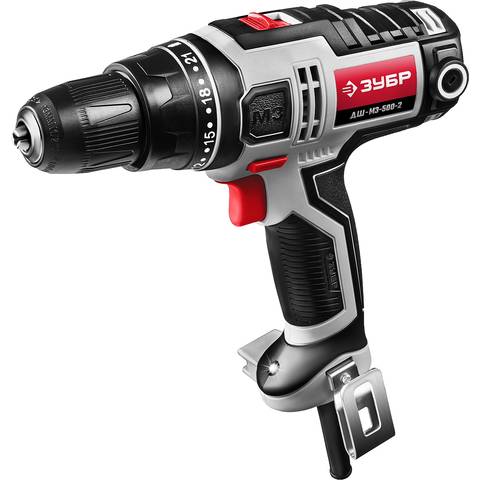 Дрель-шуруповерт ЗУБР ДШ-М3-500-2