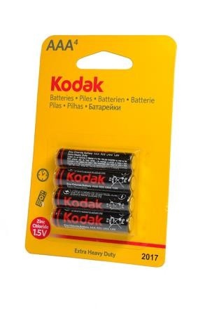 Батарейка Kodak R03-4BL HEAVY DUTY(48/240)
