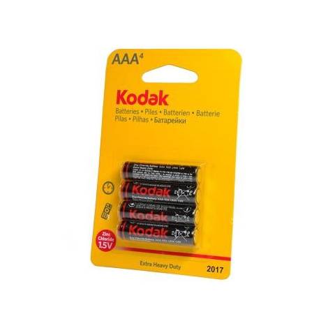 Батарейка Kodak R03-4BL HEAVY DUTY(48/240)
