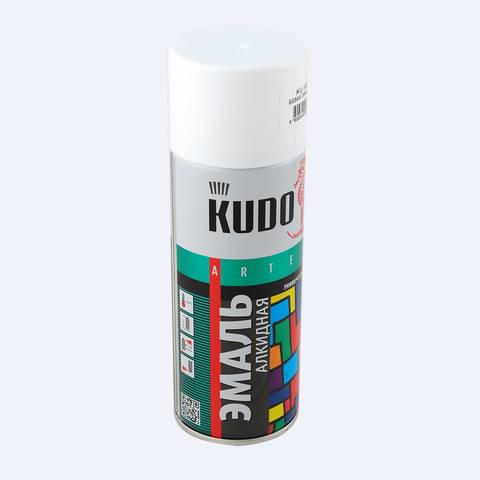 Эмаль аэрозоль KUDO 520мл Красная KU-1003
