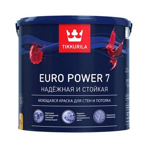 Краска Тиккурила Евро-7 С интерьерная матовая 9л