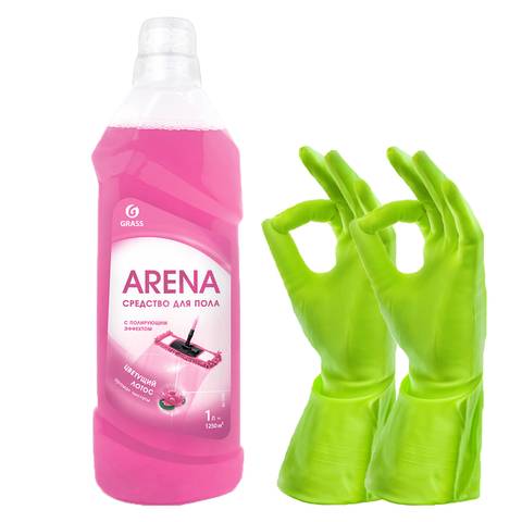 Средство для мытья пола Grass Arena 1л цветущий лотос 125185