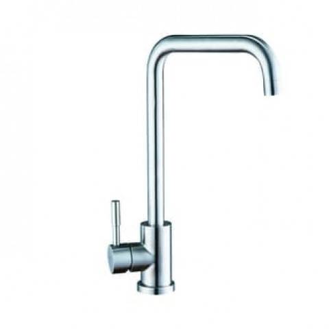 Смеситель для кухни Zegor SAP4-B090(В097) высокий нержавейка.