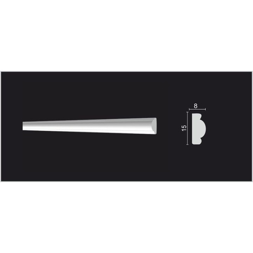 Молдинг 130А 15*8*2000 Decor Dizayn