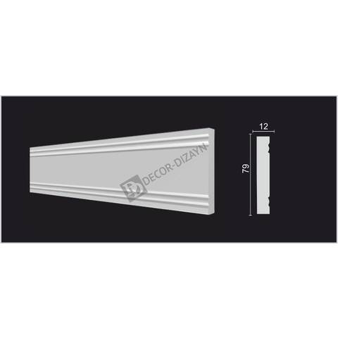 Молдинг 150А 80*12*2000 Decor Dizayn Молдинг 150А 80*12*2000 Decor Dizayn