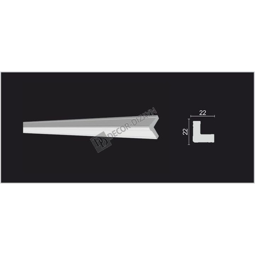 Уголок 116S A 22*22*2000 Decor Dizayn (аналог 116S-115)