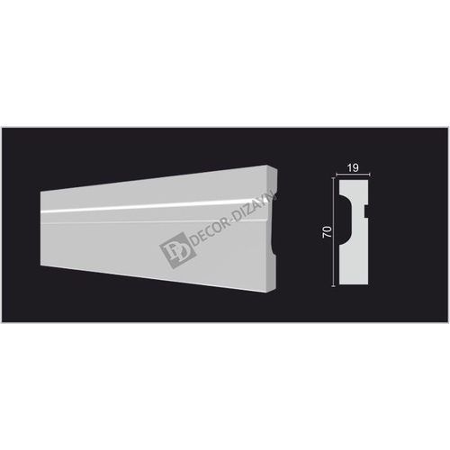 Молдинг DD01 70*19*2000 Decor Dizayn