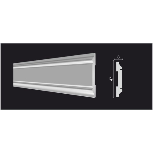 Молдинг DD32 47*8*2000 Decor Dizayn