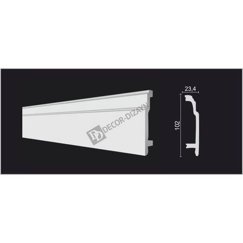 Плинтус DD102 102*23,4*2000 Decor Dizayn Плинтус DD102 102*23,4*2000 Decor Dizayn