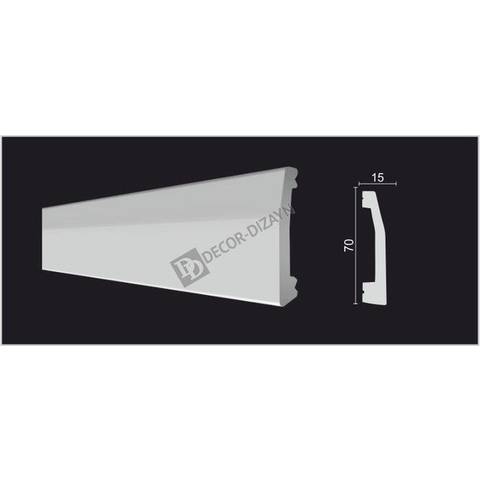 Плинтус DD125 70*15*2000 Decor Dizayn Плинтус DD125 70*15*2000 Decor Dizayn