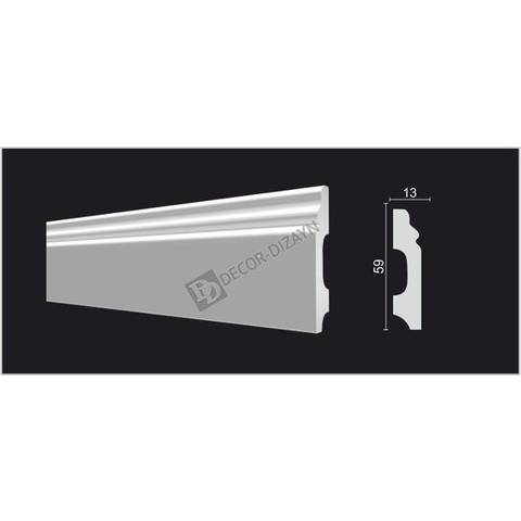 Плинтус DD27 59*13*2000 Decor Dizayn Плинтус DD27 59*13*2000 Decor Dizayn