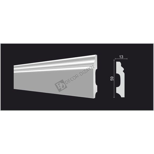 Плинтус DD27 59*13*2000 Decor Dizayn