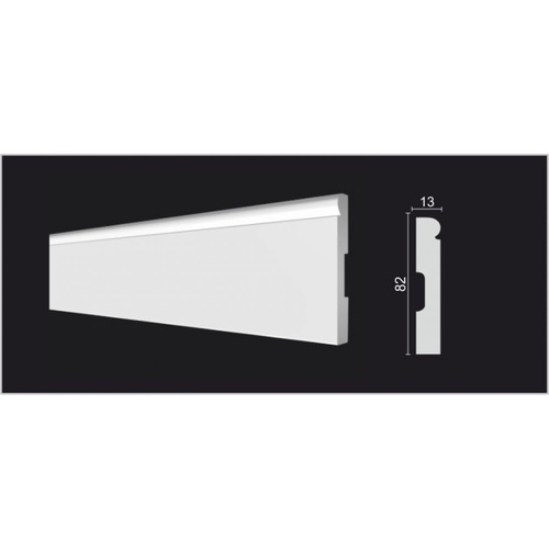 Плинтус DD49 82*13*2000 Decor Dizayn