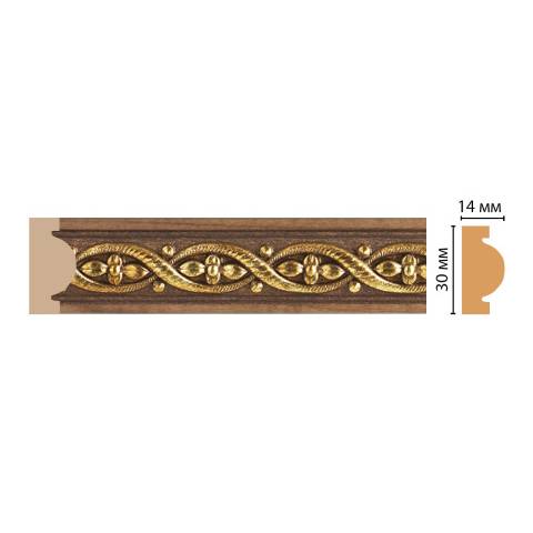 Молдинг 30х14мм 2,4м 157-3 ДМ Молдинг 30х14мм 2,4м 157-3 ДМ