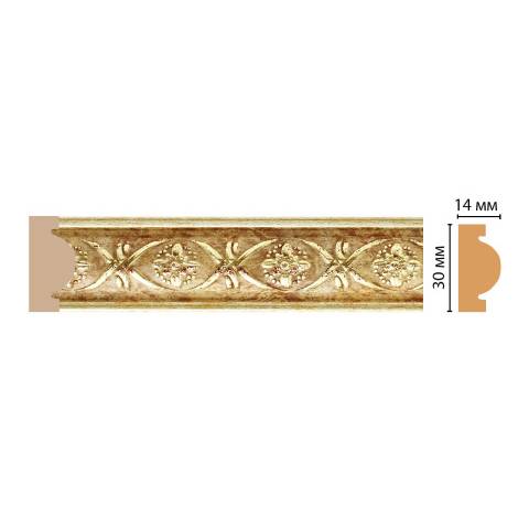 Молдинг декоративный 30х14мм 2,4м 157-933 ДМ Молдинг декоративный 30х14мм 2,4м 157-933 ДМ