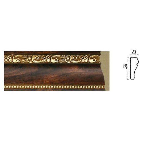 Молдинг декор. 2.4м 161-1084