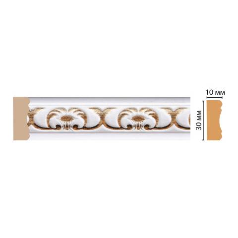 Молдинг декор. 30х10мм 2,4м 165-118 ДМ Молдинг декор. 30х10мм 2,4м 165-118 ДМ