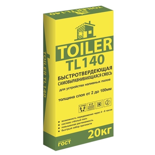 Наливной пол TOILER TL140 20 кг