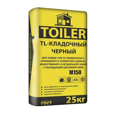 Фото «Смесь кладочная TOILER TL Черный М-150 ... »