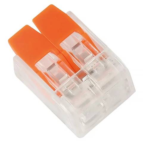 Клемма соединительная 2-х проводная с рычажками