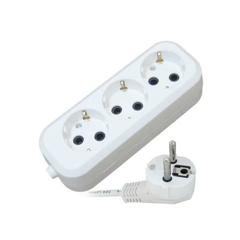 Удлинитель 3*3м с/з 16А/3,5кВт ПВС 3х1,0 (SBE-16-3-03-Z)(40)