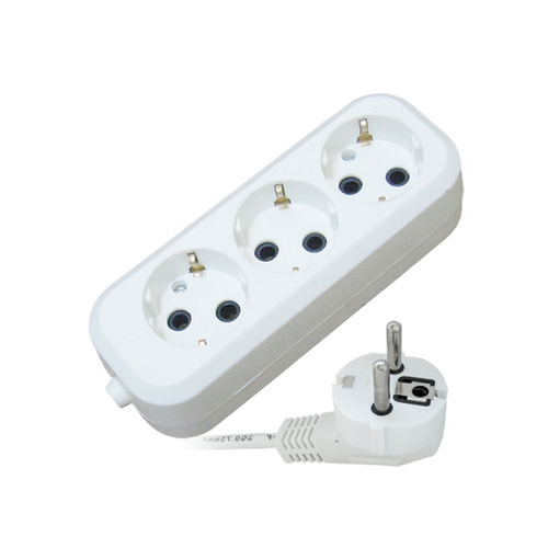 Удлинитель 3*3м с/з 16А/3,5кВт ПВС 3х1,0 (SBE-16-3-03-Z)(40)